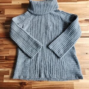Simply Vera Vera Wang Blue Mint Turtleneck Sweater Size Small